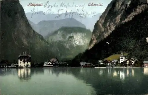 Ak Hallstatt im Salzkammergut Oberösterreich, Echerntal