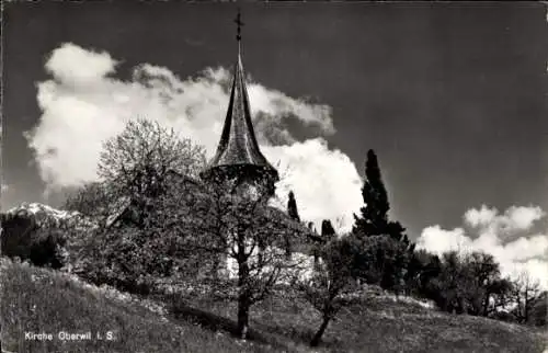 Ak Oberwil im Simmental Kanton Bern, Kirche