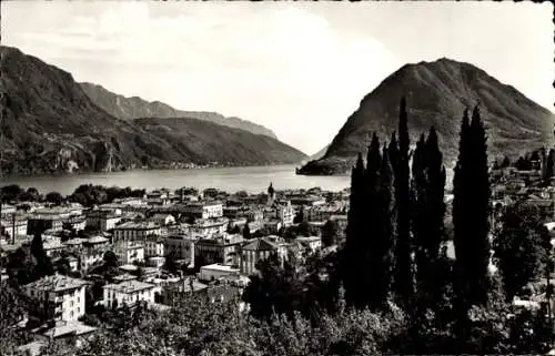 Ak Lago di Lugano Lombardia, Monte San Salvatore, Stadt