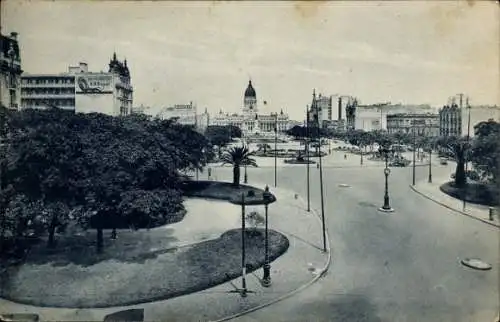 Ak Buenos Aires Argentinien, Kongressplatz