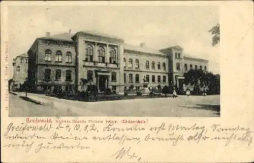 Ak Hansestadt Greifswald, Kaiserin Augusta Victoria Schule, Töchterschule