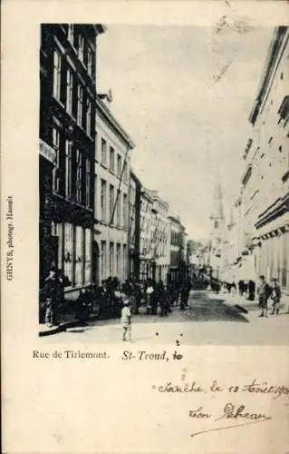 Ak Saint Trond Sint Truiden Flandern Limburg, Rue de Tirlemont