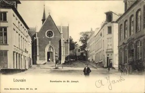 Ak Leuven Leuven Flämisch-Brabant, Heiligtum des Heiligen Josef