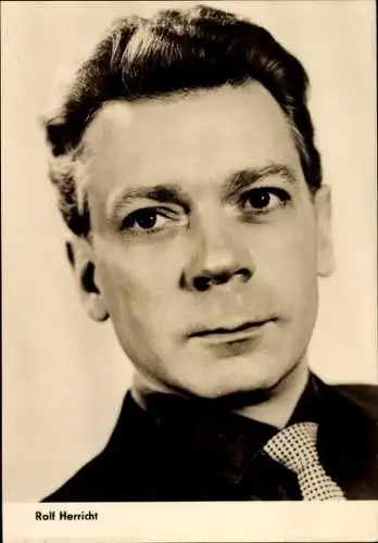 Ak Schauspieler Rolf Herricht, Portrait