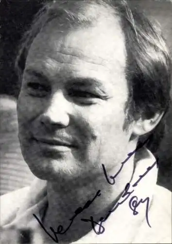 Foto Schauspieler Klaus-Maria Brandauer, Portrait, Autogramm