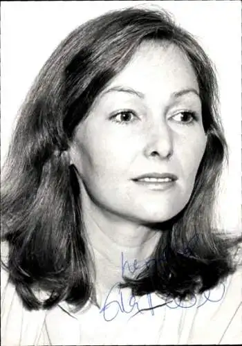 Ak Schauspielerin Eva Meier, Portrait, Autogramm