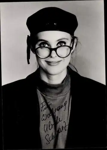 Ak Schauspielerin Ulrike Schwarz, Portrait, Autogramm