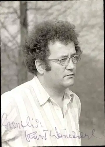 Ak Schauspieler Kurt Weinzierl, Portrait, Autogramm