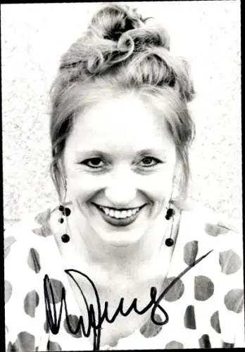 Ak Schauspielerin Michaela Domes, Portrait, Autogramm