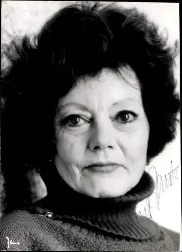 Ak Schauspielerin E. Jente, Portrait, Autogramm