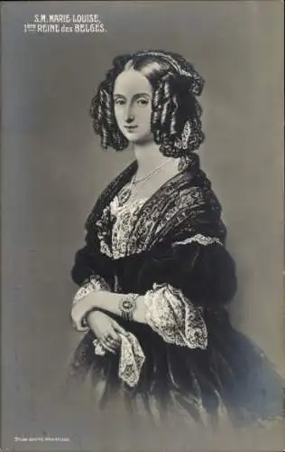 Ak Prinzessin Marie Louise von Belgien, Portrait