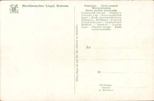 Ak Stuttgart in Baden Württemberg, Dampfer Kaiser Wilhelm II, Norddeutscher Lloyd, Schlossplatz