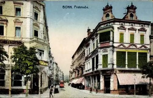 Ak Bonn am Rhein, Poststraße