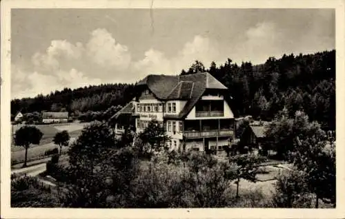 Ak Hallwangen Dornstetten im Schwarzwald Württemberg, Kurhaus Waldeck