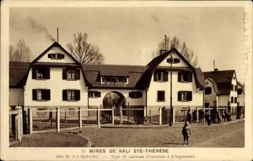 Ak Bollwiller Bollweiler Elsass Haut Rhin, Mines de Kali Ste-Therese