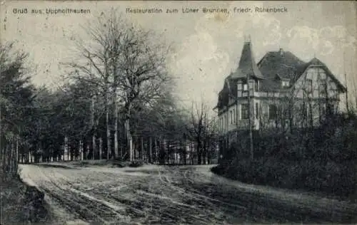 Ak Lippholthausen Lünen in Nordrhein Westfalen, Restauration zum Lüner Brunnen, Inh. Fr. Rühenbeck