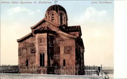 Ak Athen Griechenland, Byzantinische Kirche St. Eleftherius