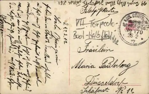 Ak Deutsches Kriegsschiff, SMS Rheinland