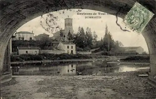 Ak Dommartin Meurthe et Moselle,Teilansicht, Bogenblick