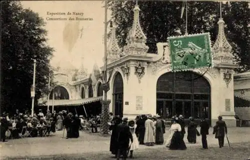 Ak Nancy Meurthe et Moselle, Exposition de Nancy, Consortium des Brasseries