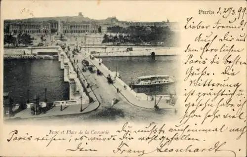 Ak Paris VIII., Place de la Concorde