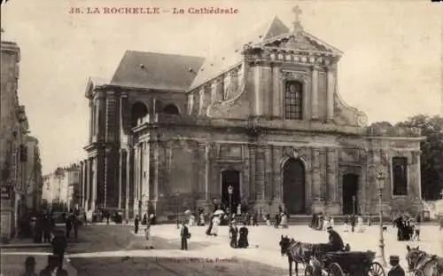 Ak La Rochelle Charente Maritime, Kathedrale