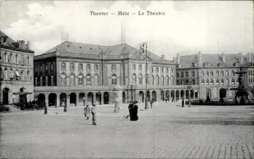 Ak Metz Moselle, Theater