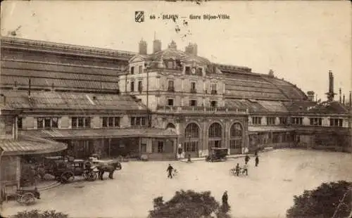 Ak Dijon Côte d'Or, Bahnhof