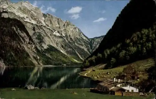 Ak Schönau am Königssee Oberbayern, Saletalpe, Saletalm, Watzmann