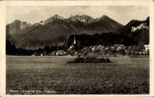 Foto Ak Raiten Schleching in Oberbayern, Gesamtansicht