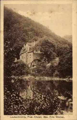 Ak Altwied Neuwied am Rhein, Laubachmühle