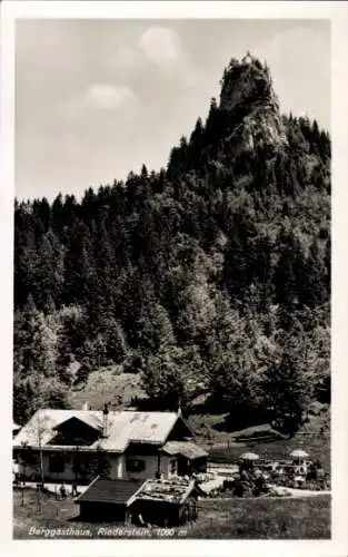 Ak Tegernsee in Oberbayern, Galaunalm, Riederstein, Berggasthaus