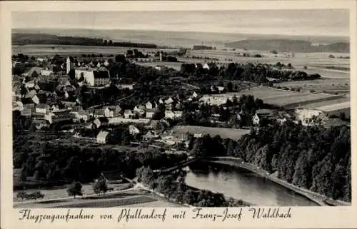 Ak Pfullendorf in Baden, Flugzeugaufnahme, Franz-Josef Waldbach