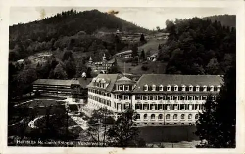 Ak Nordrach im Schwarzwald Baden, Heilstätte Nordrach Kolonie, Vorderansicht