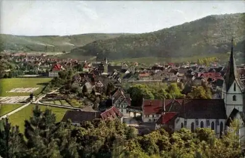 Ak Blaubeuren in Württemberg, Gesamtansicht, Kirche