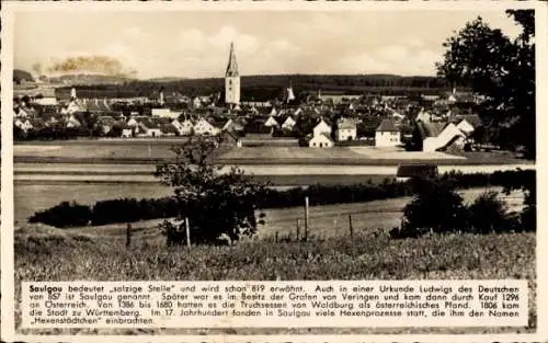 Ak Bad Saulgau in Oberschwaben, Gesamtansicht