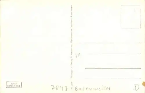 Ak Schweighof Badenweiler im Schwarzwald, Gesamtansicht