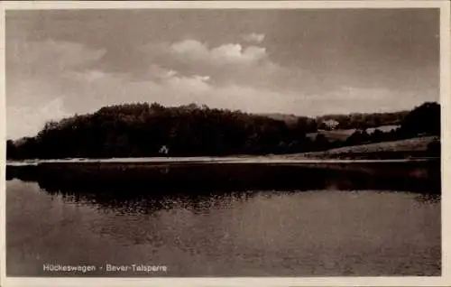 Ak Hückeswagen im Oberbergischen Kreis, Bever-Talsperre