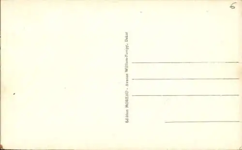 Ak Gorée Dakar Senegal, Place Protêt