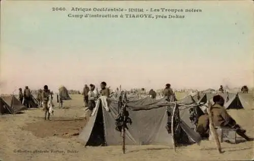 Ak Dakar Senegal, Tiaroye, Zeltlager