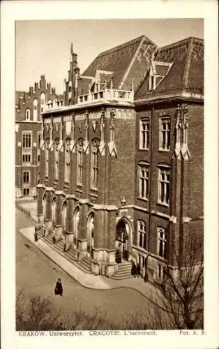 Ak Kraków Krakau Polen, Universität