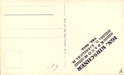 Ak Kraków Krakau Polen, Turm des Rathauses