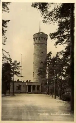 Ak Tampere Finnland, Aussichtsturm Pyynikki, Café