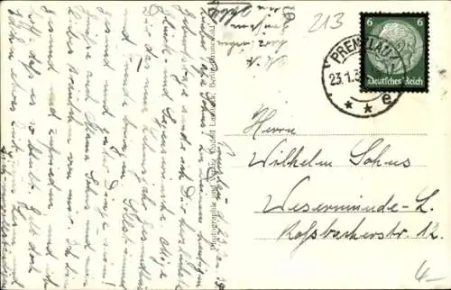 Ak Prenzlau in der Uckermark, Seepromenade