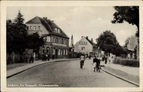 Ak Löcknitz in Vorpommern, Chaussestraße