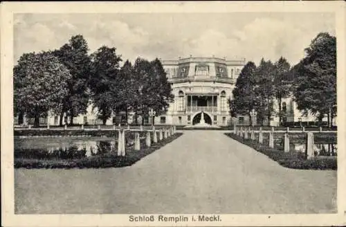 Ak Remplin Malchin in Mecklenburg, Schloss Remplin