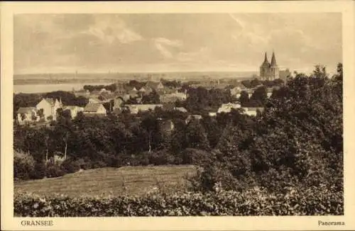 Ak Gransee in der Mark, Stadtpanorama