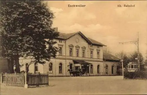 Ak Eschweiler Nordrhein Westfalen, Bahnhof