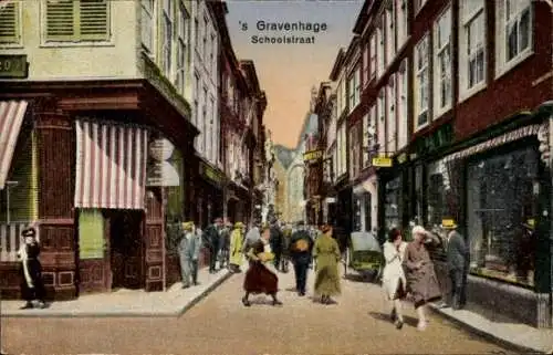 Ak Den Haag Den Haag Südholland, Schoolstraat