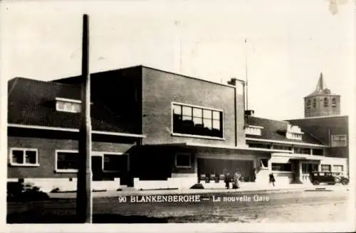 Ak Blankenberghe Blankenberge Westflandern, Bahnhof